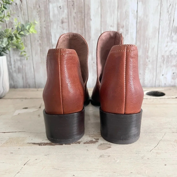 Women’s Seychelles Cognac Leather Ankle Boots 6 - Picture 3 of 5